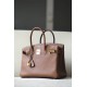 HERMES Birkin 30 Bag /CK37 Gold Brown with Gold Buckle Swift  