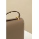 HERMES Constance 19 Bag/CK18 Elephant Gray/Gold Buckle/Epsom Leather  