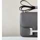 HERMES Constance 19 Bag/8F Tin Gray/Silver Buckle/Epsom Leather  