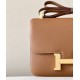 HERMES Constance 19 Bag/CK37 Gold Brown/Gold Buckle/Epsom  