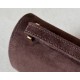 HERMES Constance 19 Bag/4A Coffee/Brown Gold Buckle/Suede  