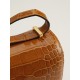 HERMES Constance 19 Bag/Bright Faced Alligator /Tobacco/Gold Buckle