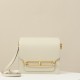 HERMES Roulis 19 Bag /CC10 Milkshake White/Gold Buckle/Evercolor Leather  