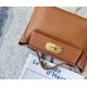 HERMES Kelly 2024 21 Bag /CK37 Gold Brown/Gold Buckle/Barenia Faubourg/Saddle  