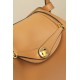 HERMES Mini Lindy Handmade Bag/OM Milk Tea/Gold Buckle/Swift Leather  