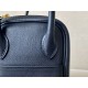 HERMES Mini Lindy Handmade Bag/CK89 Black/Gold Buckle/SW  