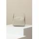 HERMES Mini Lindy Handmade Bag/8L Glacier White / Gold Buckle / Clemence Leather  