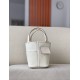 HERMES Picotin Lock 18 Bag /Nata Cream White / Silver Buckle / SW Canvas  