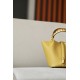 HERMES Picotin Lock 18 Bag /9D Amber Yellow / 01 Pure White / S3 Heart Red / Silver Buckle / Epsom  