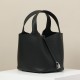 HERMES Picotin Lock 22 Bag /CK89 Black / Silver Buckle / TC Leather  