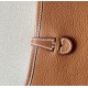 HERMES Evelyne 17 Bag /CK37 Gold-Brown / Gold Buckle / Barenia Faubourg