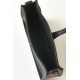 HERMES Evelyne 17 Bag /CK89 Black / Gold Buckle / Clemence Leather  