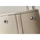 HERMES Garden Party 36 Handmade Bag /S2 Trench Gray/Silver Buckle/NE  