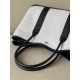 HERMES Garden Party 36 Handmade Bag /CK89 Black/Silver Buckle/NE/Canvas  