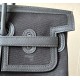 HERMES Birkin 40 Bag /CK89 Black/Silver Buckle/SW/Canvas  