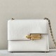 HERMES Verrou 17 Bag /I2 Cream White/Gold Buckle/Goat Leather  