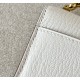 HERMES Verrou 17 Bag /I2 Cream White/Gold Buckle/Goat Leather  