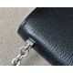 HERMES Verrou 17 Bag /CK89 Black/Silver Buckle/Goat Leather  