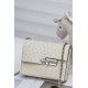 HERMES Verrou 17 Bag /3C Wool White/Silver Buckle/Ostrich Leather  