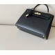 HERMES Kelly 32 Bag /CK89 Black/Gold Buckle/Epsom  