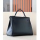 HERMES Kelly 35 Bag /CK89 Black/Gun Buckle/Box Leather  