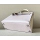 HERMES Kelly 25 Bag /09 Dreamy Purple/Nata Cream White/Matt Silver/Chevre Leather  