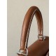 HERMES Kelly 25 Bag /CK37 Gold Brown/Silver Buckle/Faubourg Leather  