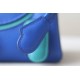 HERMES Kelly Doll Bag /7E Bright Blue/Verona Green/Gold Buckle/Swift  