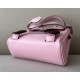 HERMES Kelly Doll Bag /3Q Sakura Pink/47 Chocolate/Silver Buckle/Swift  