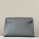 HERMES Kelly 22 Bag /0L Accumulating Cloud Gray/Gold Buckle/Swift  