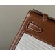 HERMES Kelly 22 Bag /37 Golden Brown/Gold Buckle/Canvas/Saddle Leather  