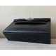 HERMES Kelly 22 Bag /CK89 Black/Silver Buckle/BOX Leather  