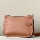 HERMES Jypsiere Mini Handmade Bag /CK37 Golden Brown/Gold Buckle/EVE  