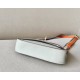 HERMES Jypsiere Mini Handmade Bag /Cement Gray/Gold Buckle/Swift  