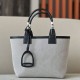 HERMES Steeple 25 Bag /Light Beige/CK89 Black/Swift/Canvas  