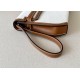 HERMES Kelly Depeches 25 Pouch/CK37 Golden Brown/Gold Buckle/Saddle Leather/Canvas  