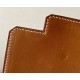 HERMES Kelly Depeches 25 Pouch/CK37 Golden Brown/Gold Buckle/Saddle Leather/Canvas  