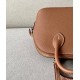 HERMES Bolide 18 Bag/CK37 Gold Brown/Gold Buckle/Evercolor Leather  