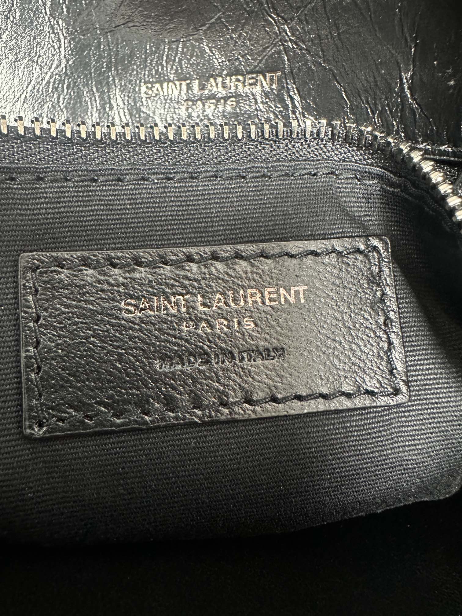 SAINT LAURENT NIKI MEDIUM IN VINTAGE LEATHER(black)