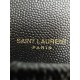 SAINT LAURENT ENVELOPE MEDIUM IN QUILTED GRAIN DE POUDRE EMBOSSED LEATHER (Gold)